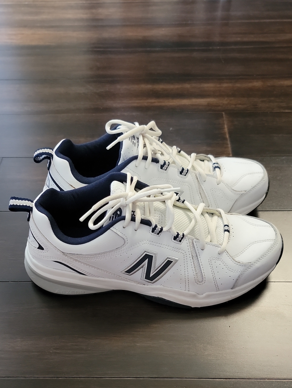 Men's White New Balance Athletic Sneakers